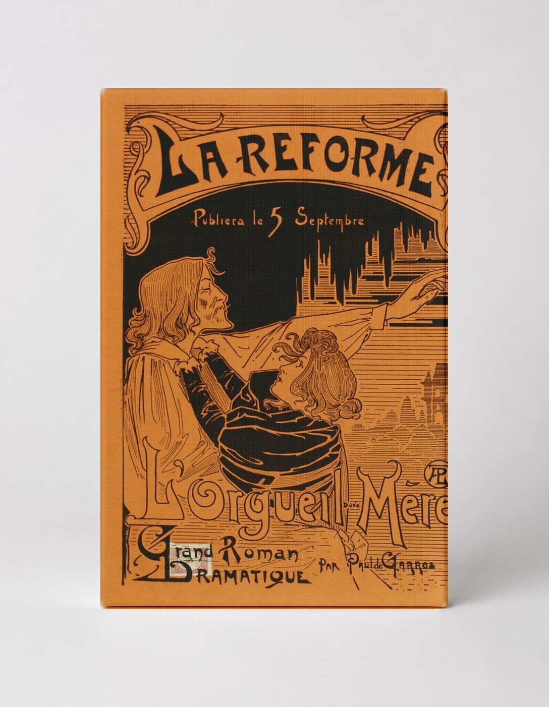 La Reforme L'Orgueil d'une Mere 1890s - Art Nouveau Vintage Poster Wall Art