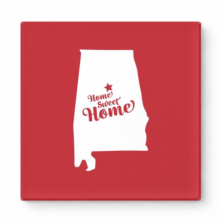Home Sweet Montgomery — Alabama State Silhouette