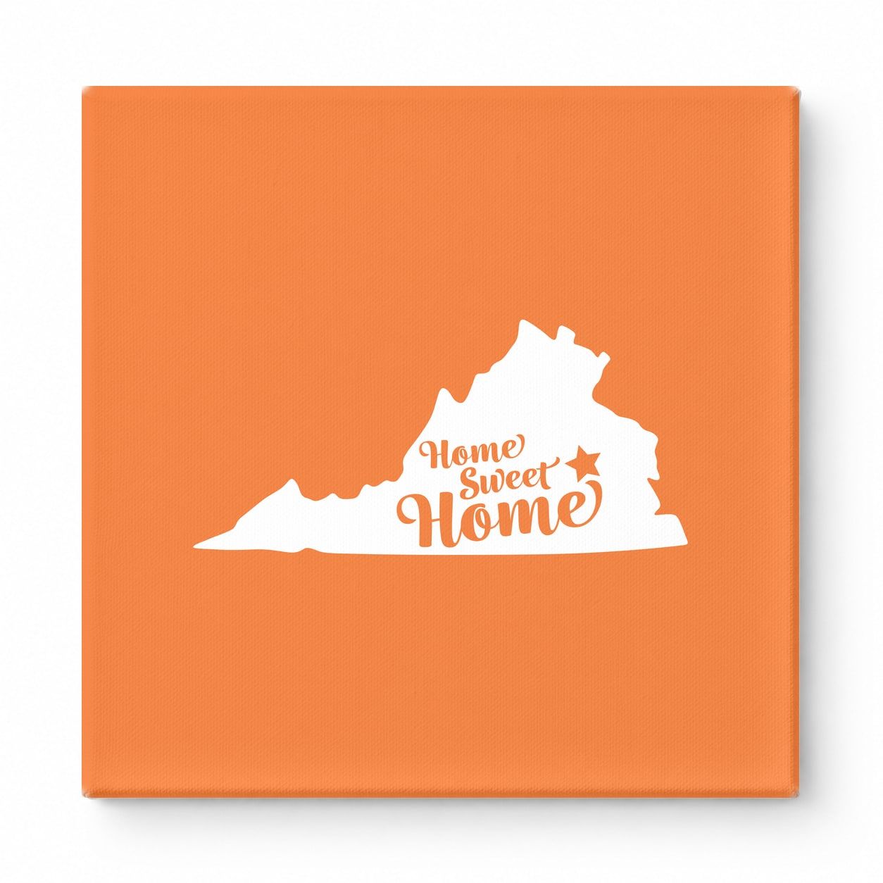 Home Sweet Home — Virginia State Silhouette