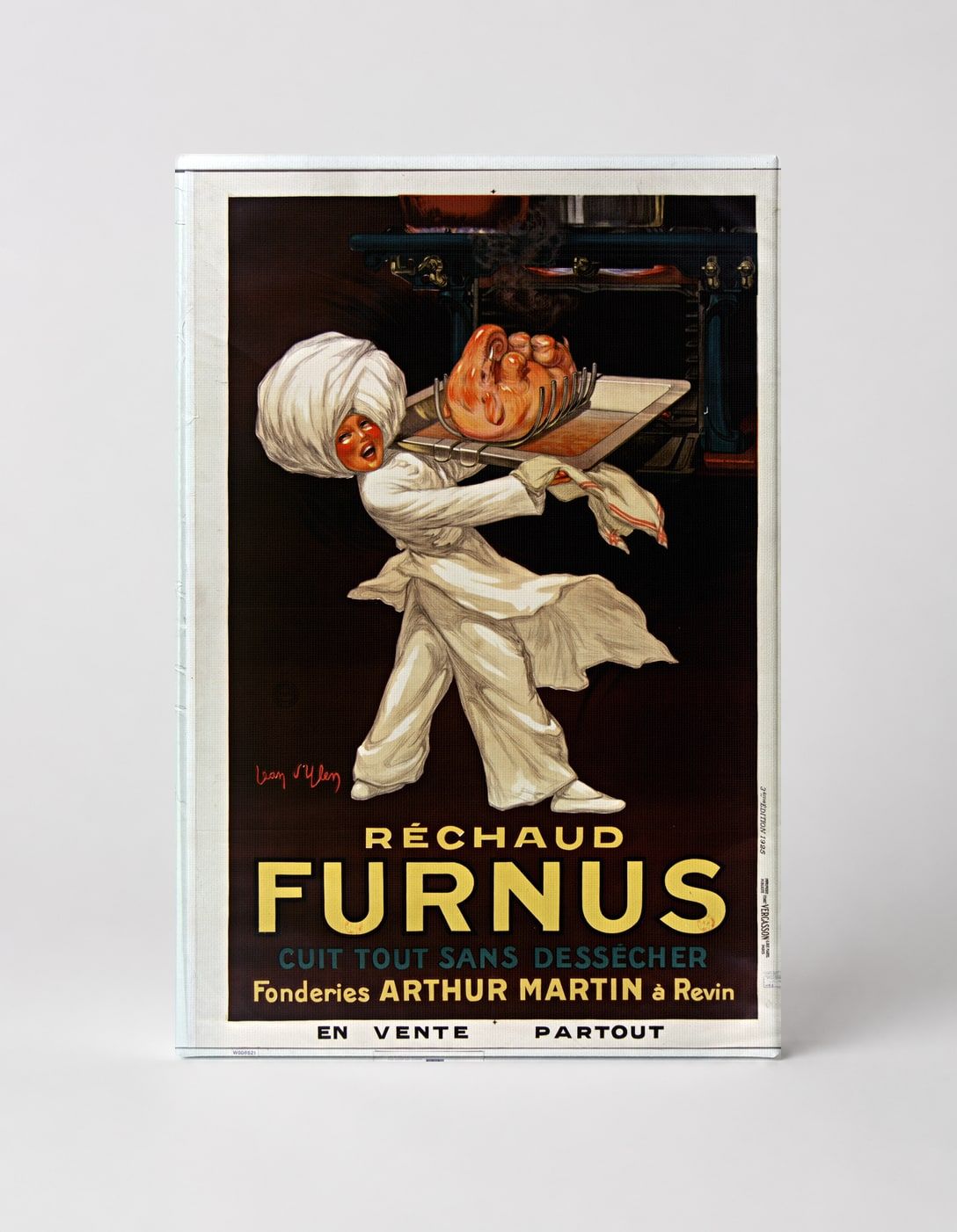 Réchaud Furnus 1920s French Stove Advertising Vintage Poster Wall Art