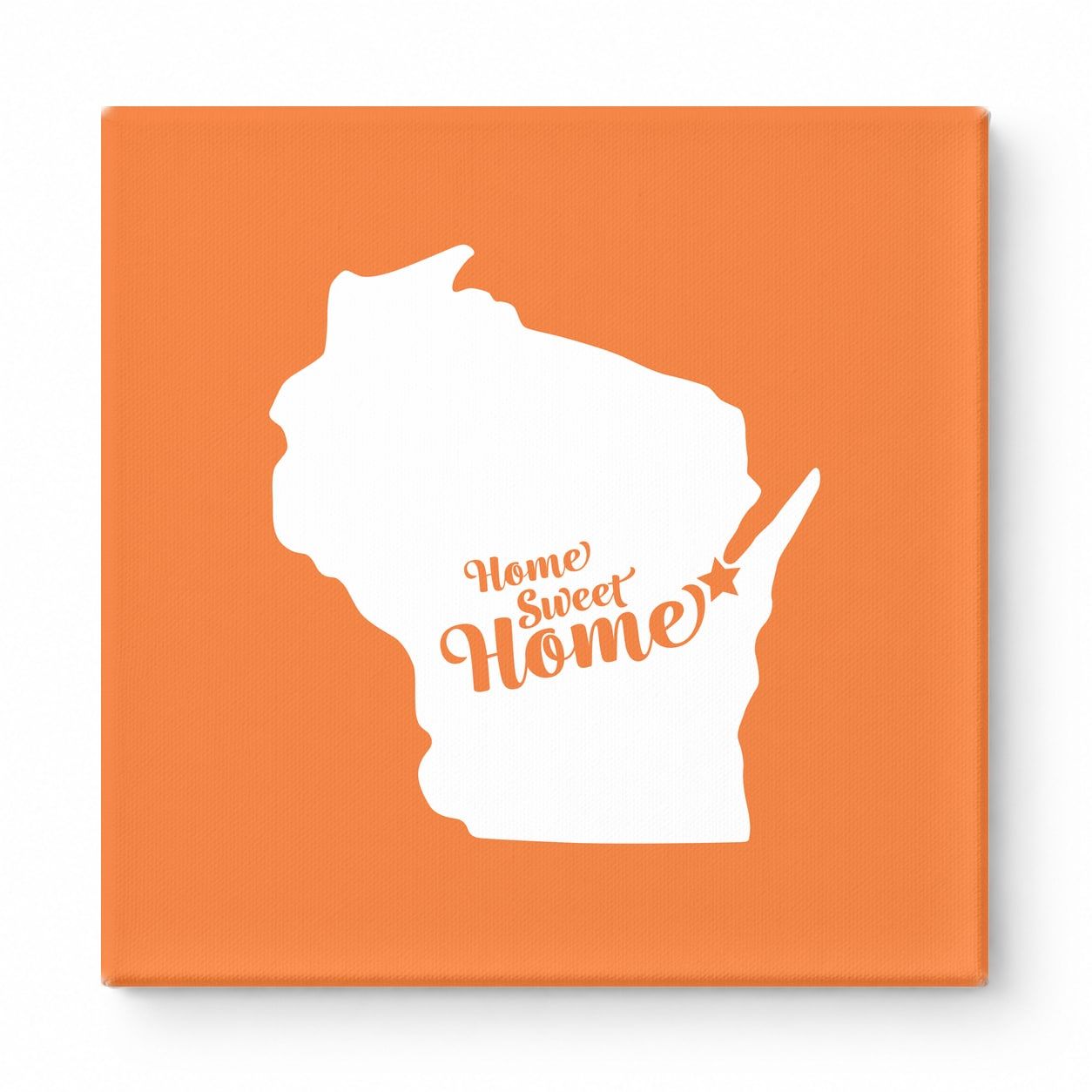 Home Sweet Green Bay — Wisconsin State Silhouette