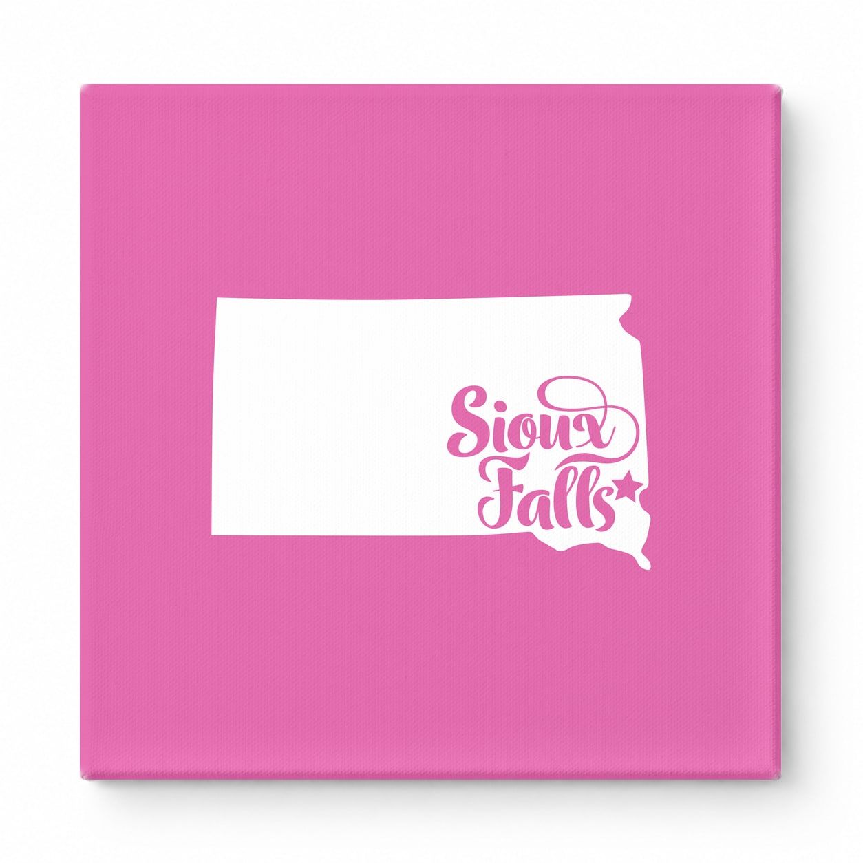 Home Sweet Sioux Falls — South Dakota State Silhouette