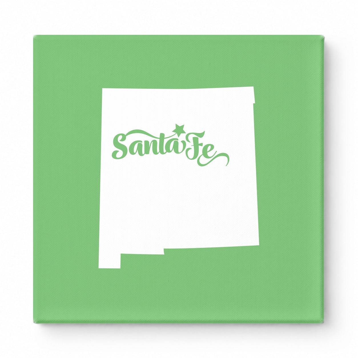 Home Sweet Santa Fe — New Mexico State Silhouette