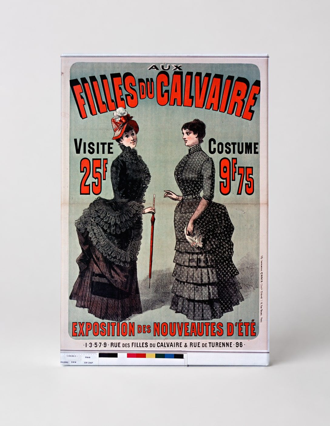 Aux Filles du Calvaire 1890s French Fashion Vintage Poster Wall Art