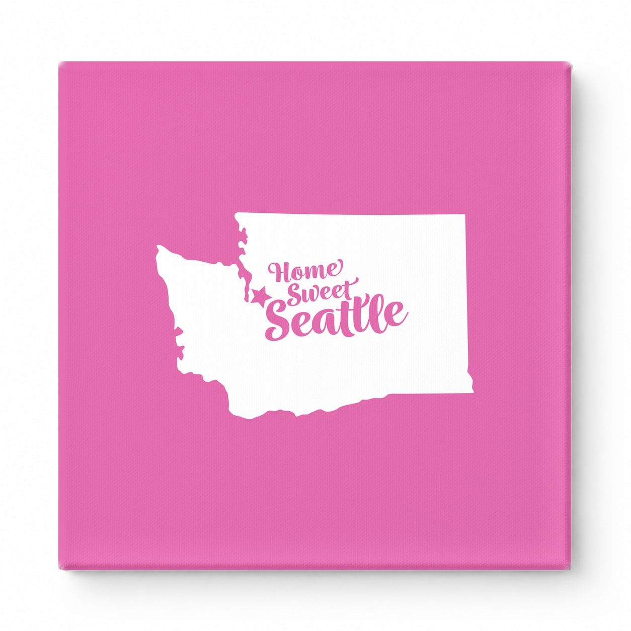 Home Sweet Seattle — Washington State Silhouette