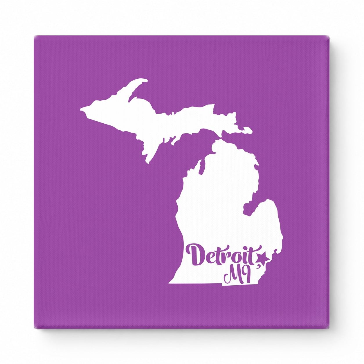 Home Sweet Detroit — Michigan State Silhouette