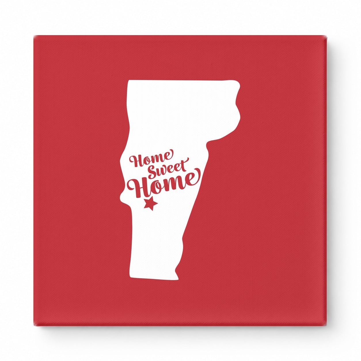 Home Sweet Rutland — Vermont State Silhouette