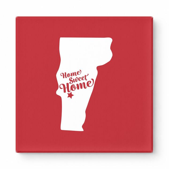 Home Sweet Rutland — Vermont State Silhouette