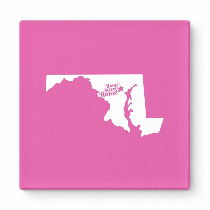 Home Sweet Home — Maryland State Silhouette