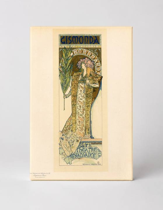 Gismonda Bernhardt Theatre Renaissance - Art Nouveau Vintage Poster Wall Art