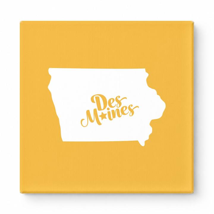 Home Sweet Des Moines — Iowa State Silhouette