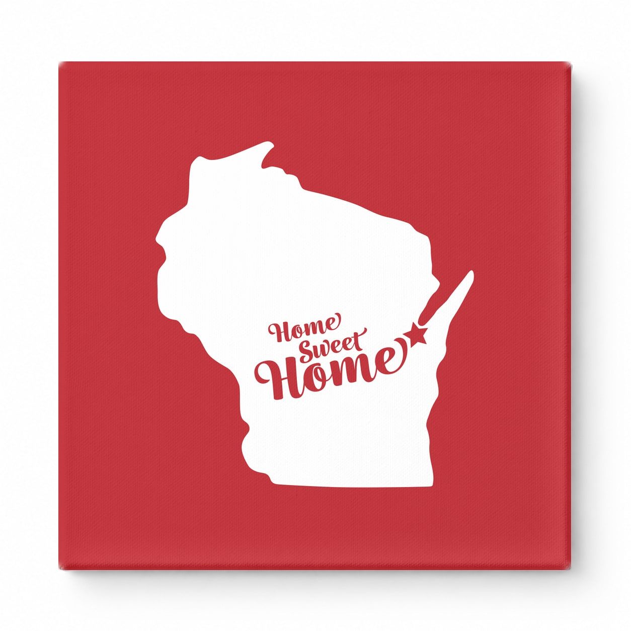 Home Sweet Green Bay — Wisconsin State Silhouette