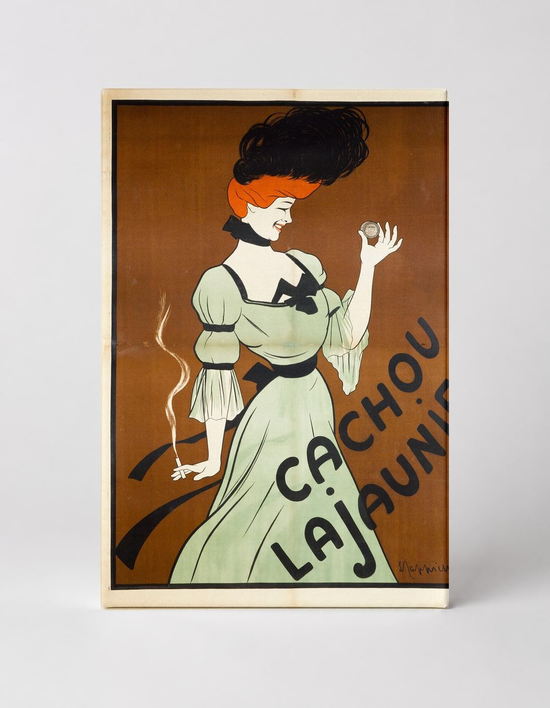Cachou Lajaunie 1900 - Art Nouveau Vintage Poster Canvas Wall Art