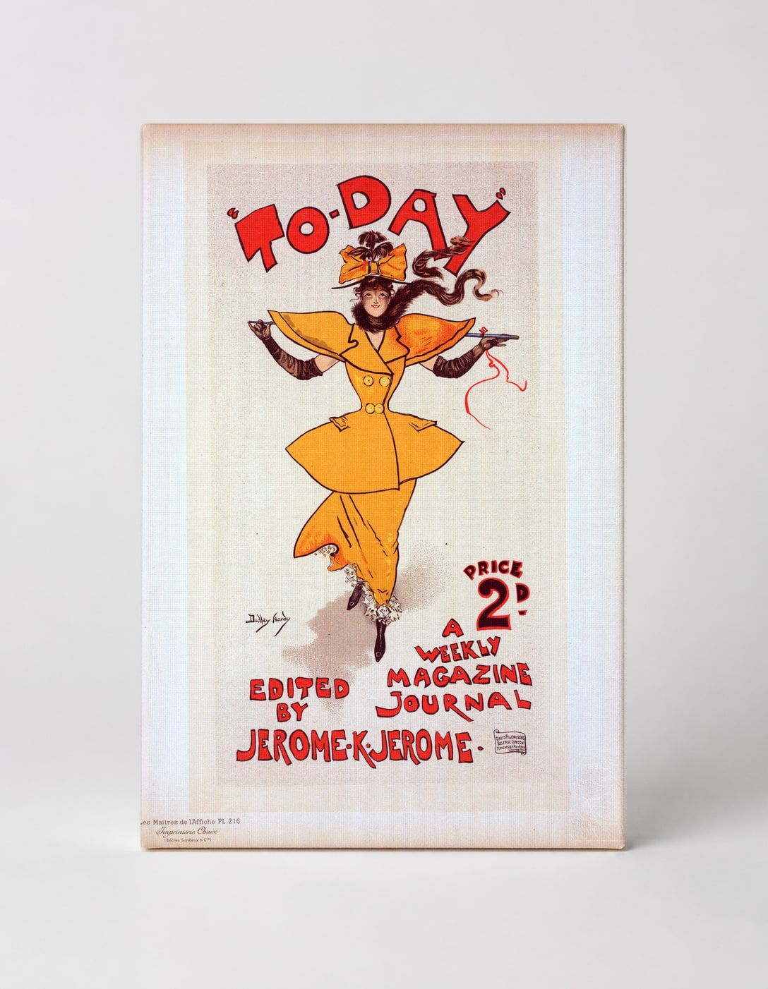 To-Day Magazine 1895 - Victorian Belle Epoque Vintage Poster Wall Art