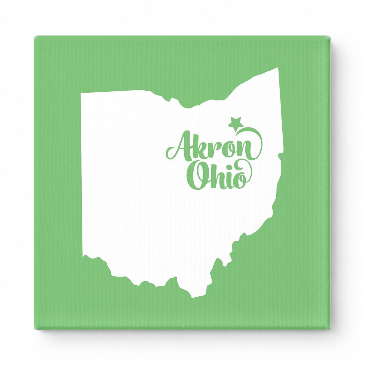 Home Sweet Akron — Ohio State Silhouette