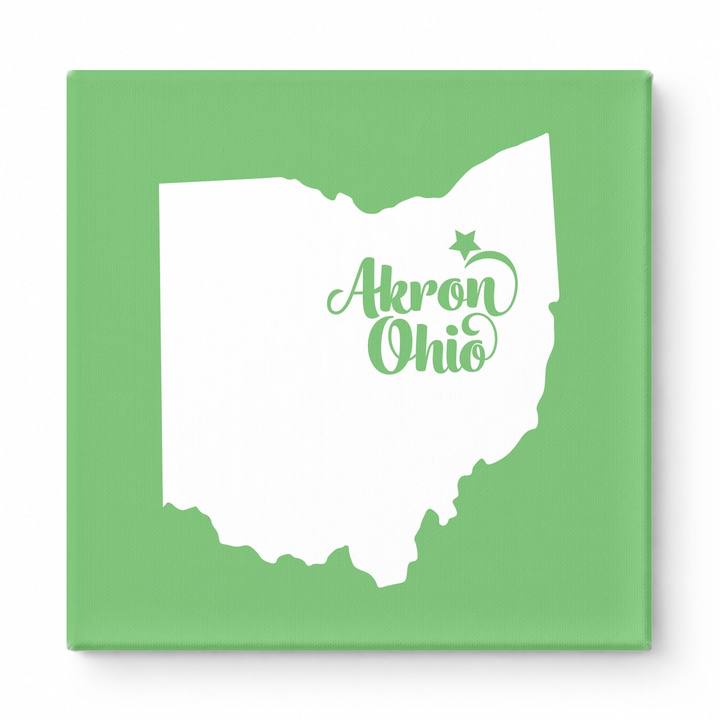 Home Sweet Akron — Ohio State Silhouette