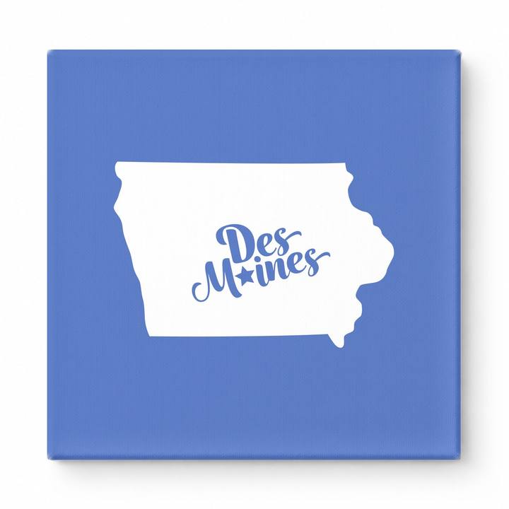 Home Sweet Des Moines — Iowa State Silhouette