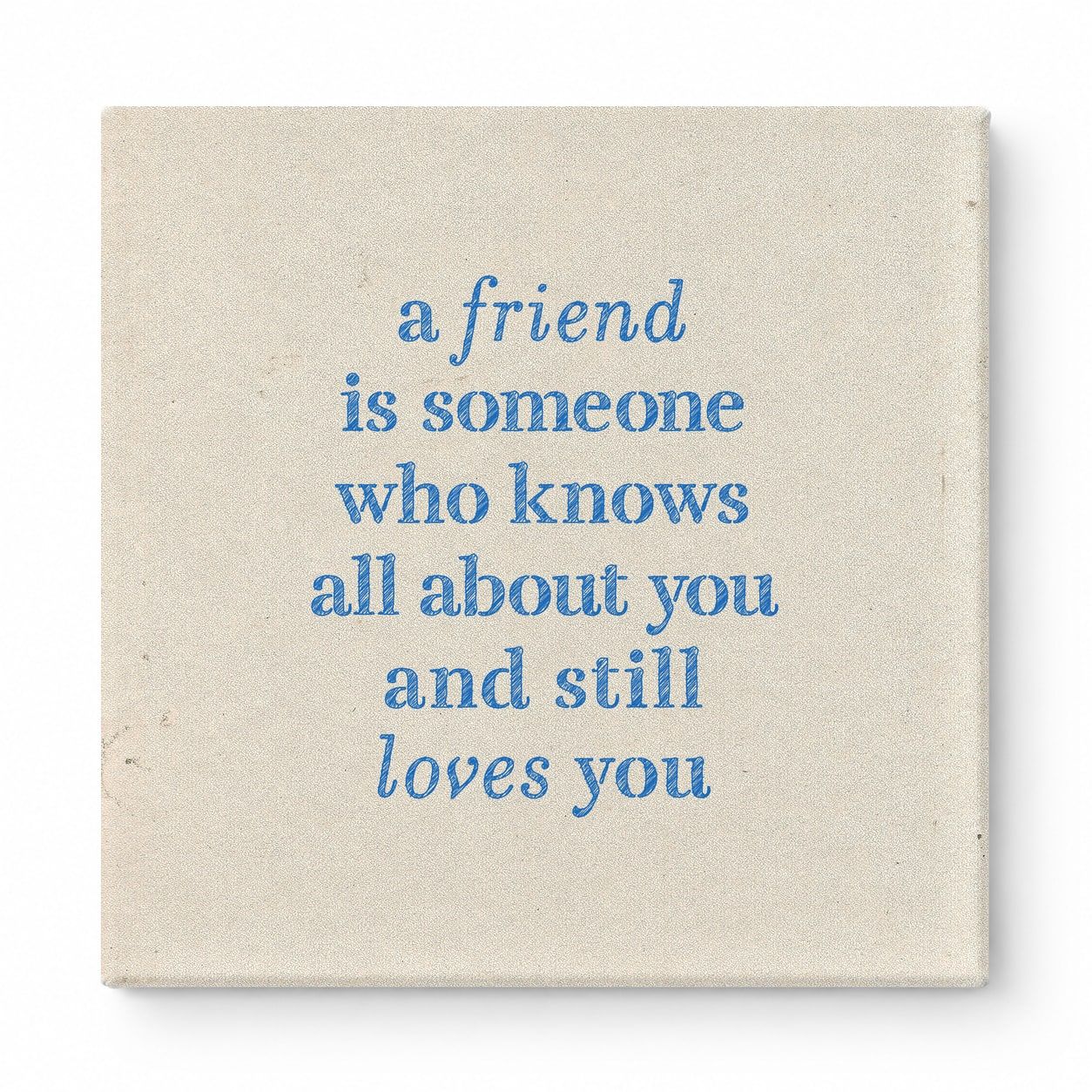 A Friend Is Someone Who Knows All About You and Still Loves You — Geometric Low-Poly