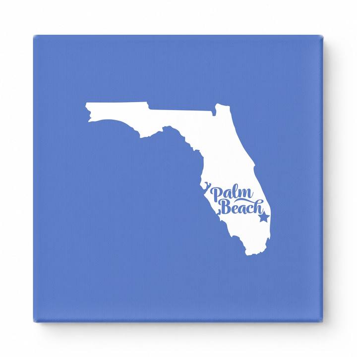 Home Sweet Palm Beach — Florida State Silhouette
