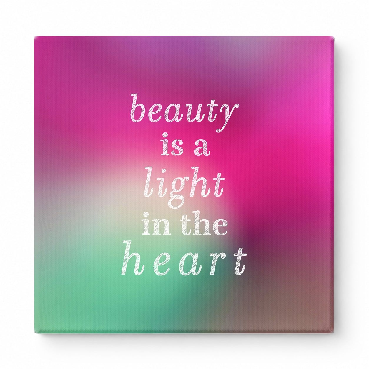 Beauty Is a Light in the Heart — Geometric Low-Poly