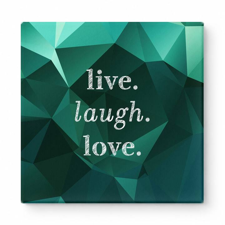Live. Laugh. Love — Soft Watercolor Wash