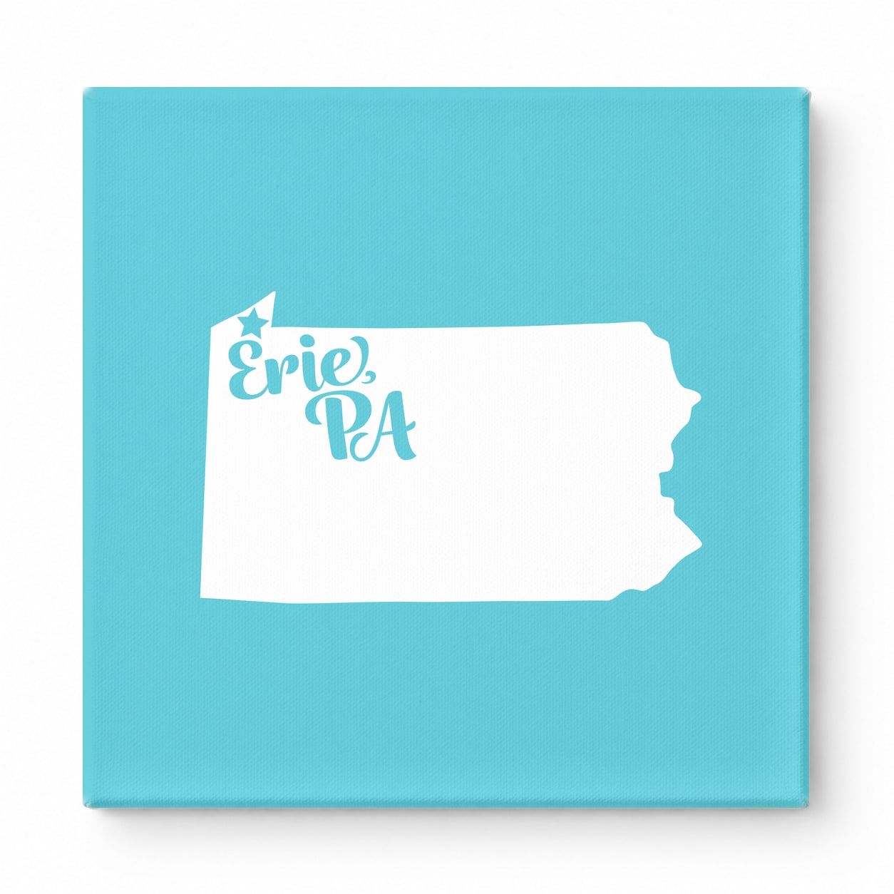 Home Sweet Erie — Pennsylvania State Silhouette