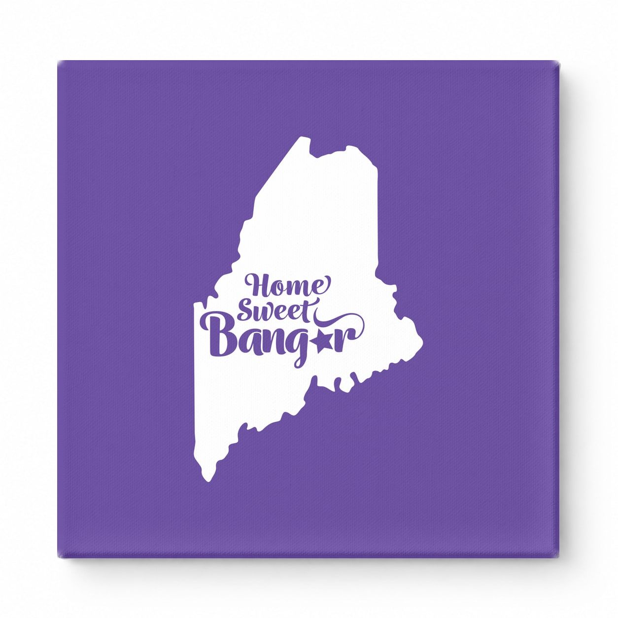Home Sweet Bangor — Maine State Silhouette