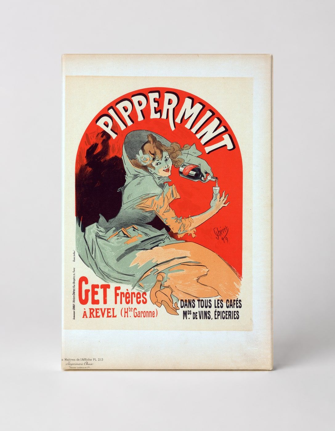 Pippermint Get Frères 1900 - Belle Époque Vintage Poster Wall Art