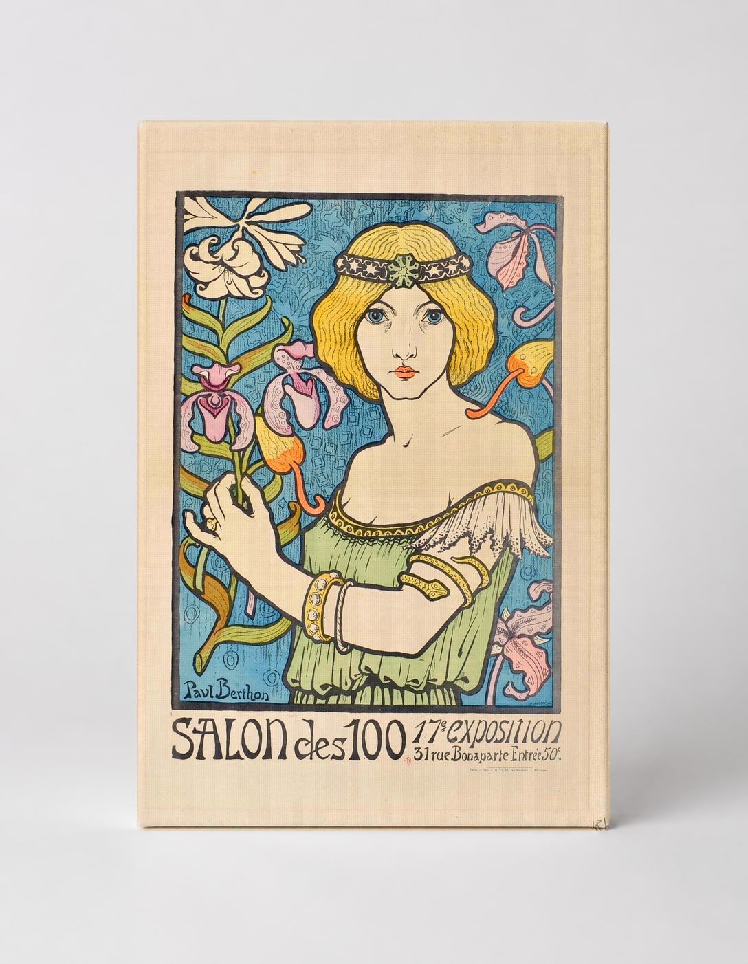 Salon des 100 1896 - Art Nouveau Vintage Poster Wall Art