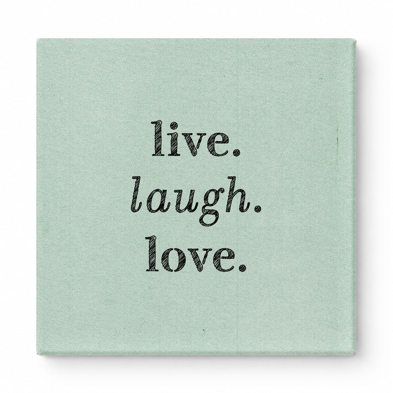 Live. Laugh. Love — Soft Watercolor Wash