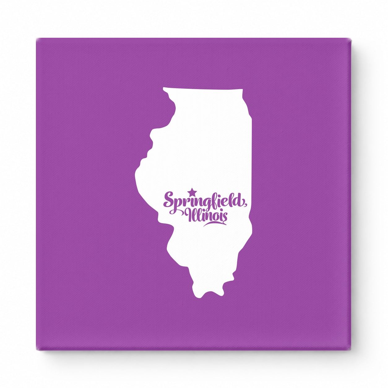 Home Sweet Springfield — Illinois State Silhouette