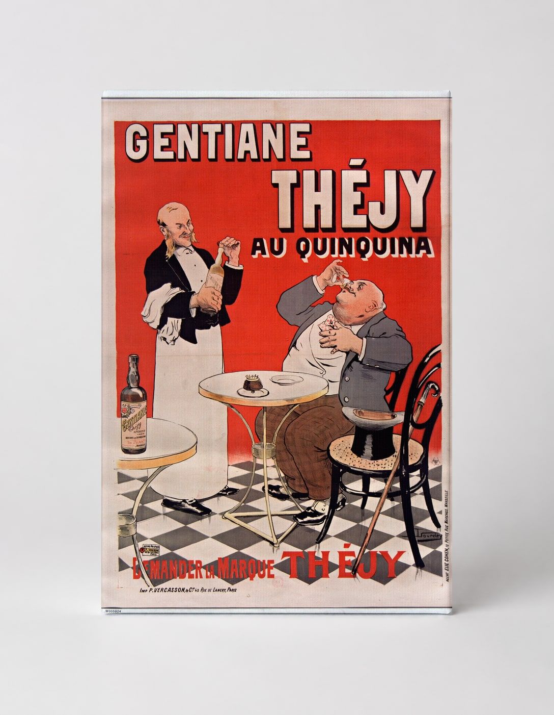 Gentiane Théjy Au Quinquina - Belle Époque French Advertising Poster