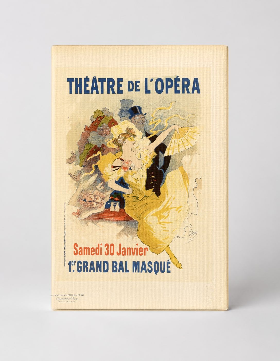 Théâtre de l'Opéra Grand Bal Masqué 1896 - Belle Époque Vintage Poster Wall Art
