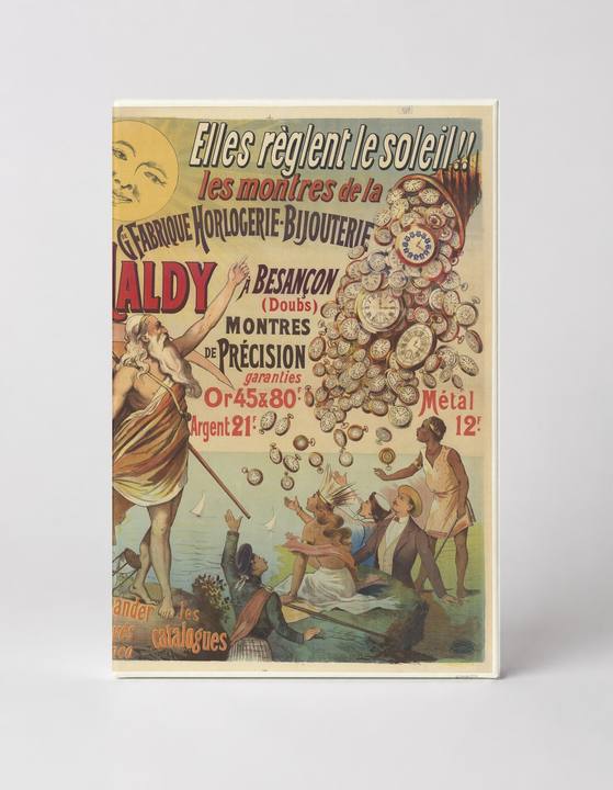 Haldy Horlogerie Besançon 1890s - Belle Époque Vintage Poster Wall Art