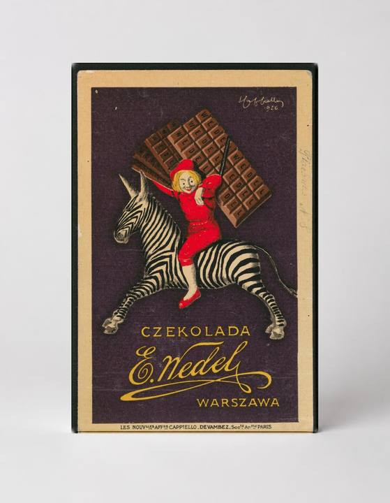 Czekolada E. Wedel Warszawa - Vintage Chocolate Advertising Poster Wall Art