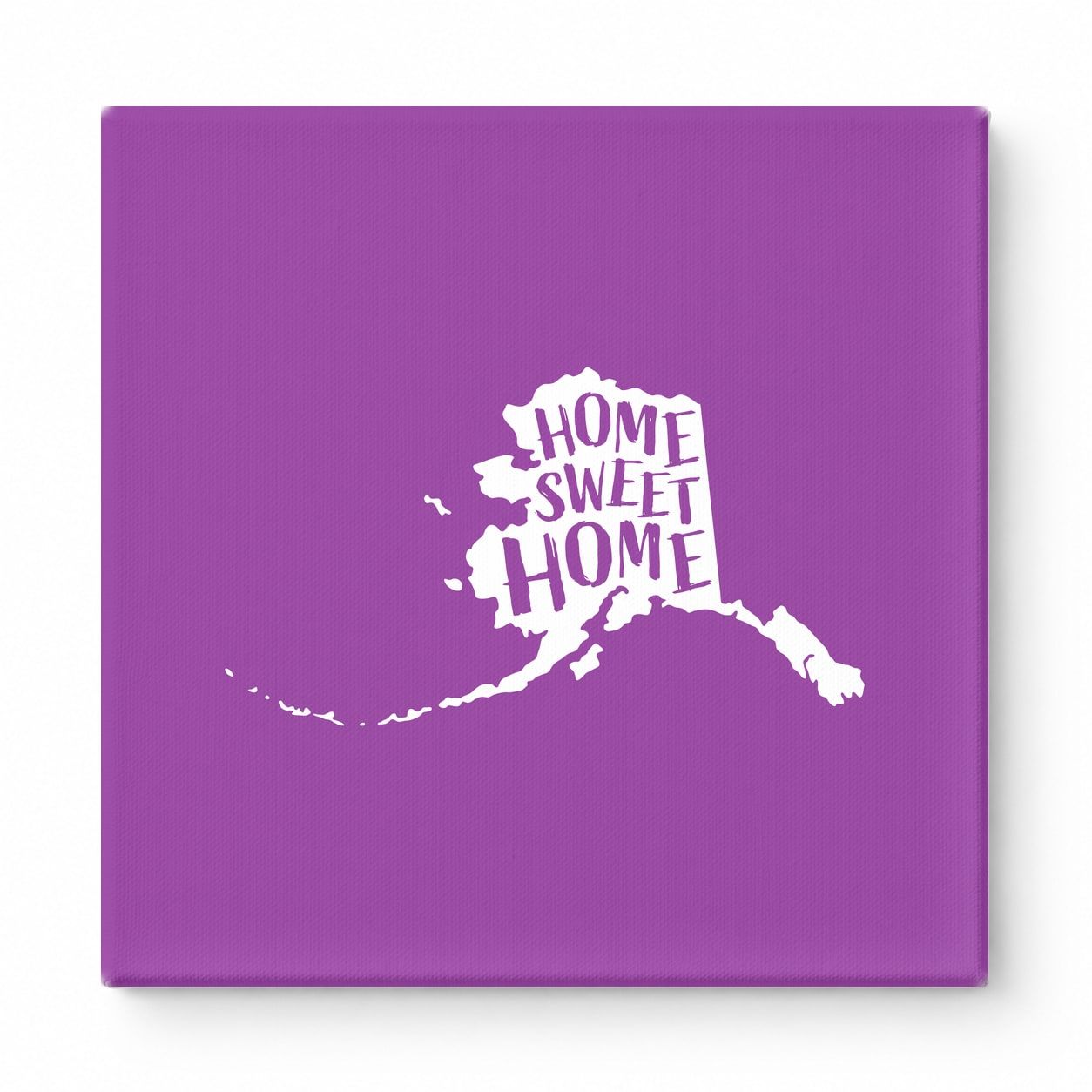 HOME SWEET HOME — Alaska State Silhouette