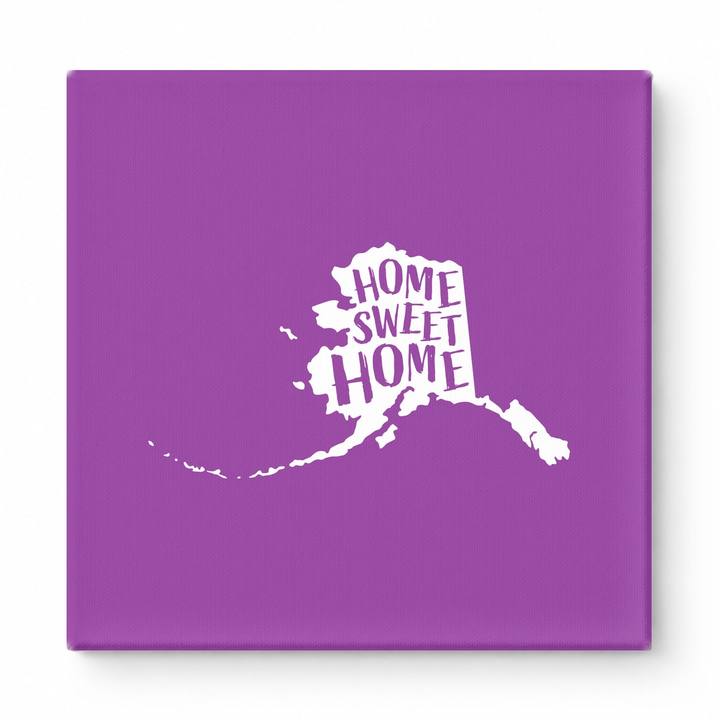 HOME SWEET HOME — Alaska State Silhouette