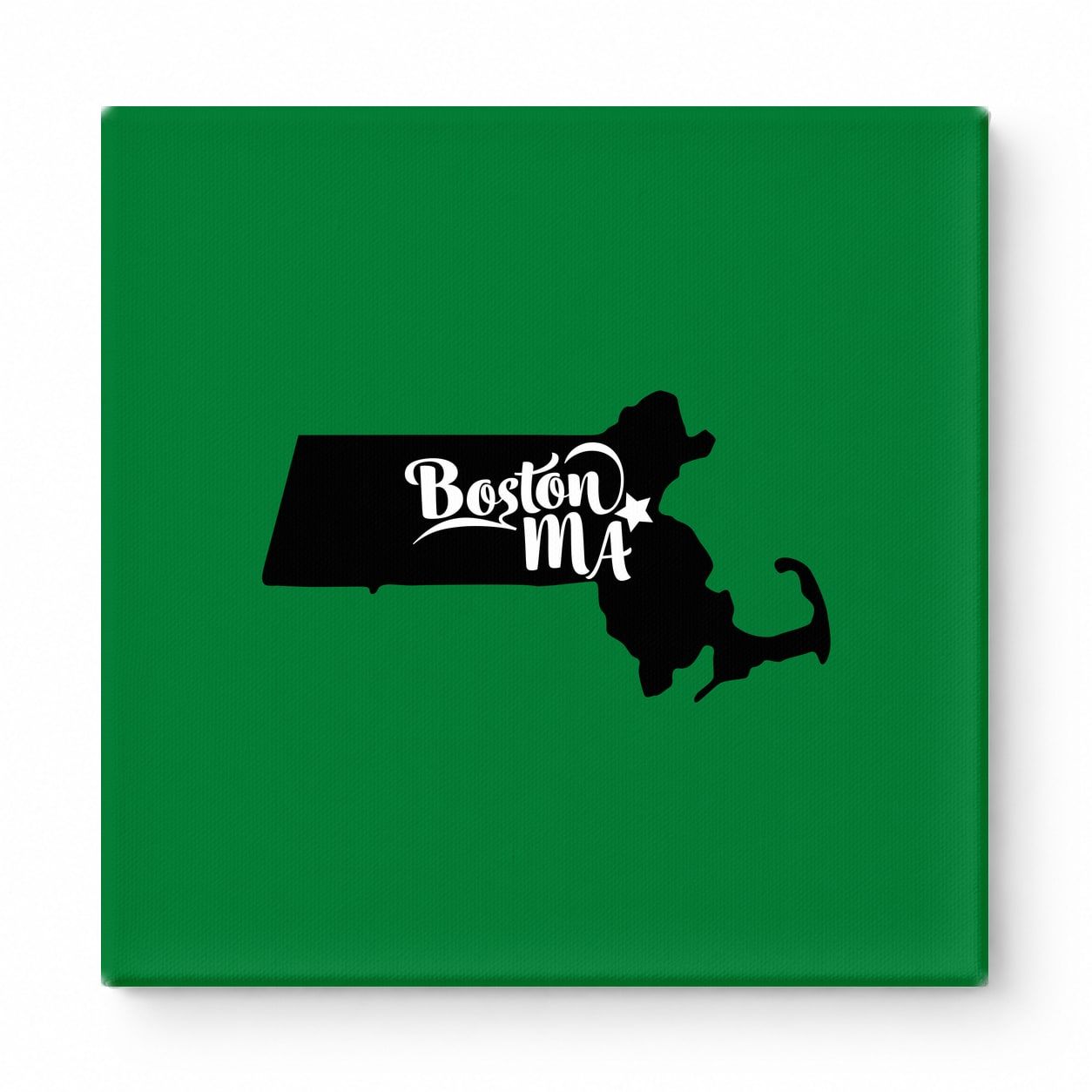 Home Sweet Boston — Massachusetts State Silhouette