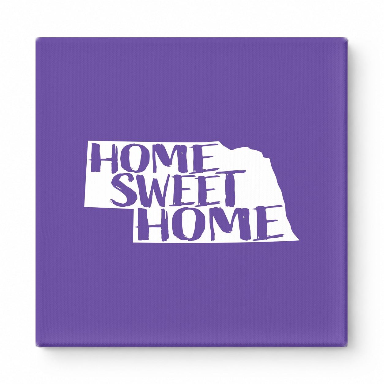 HOME SWEET HOME — Nebraska State Silhouette