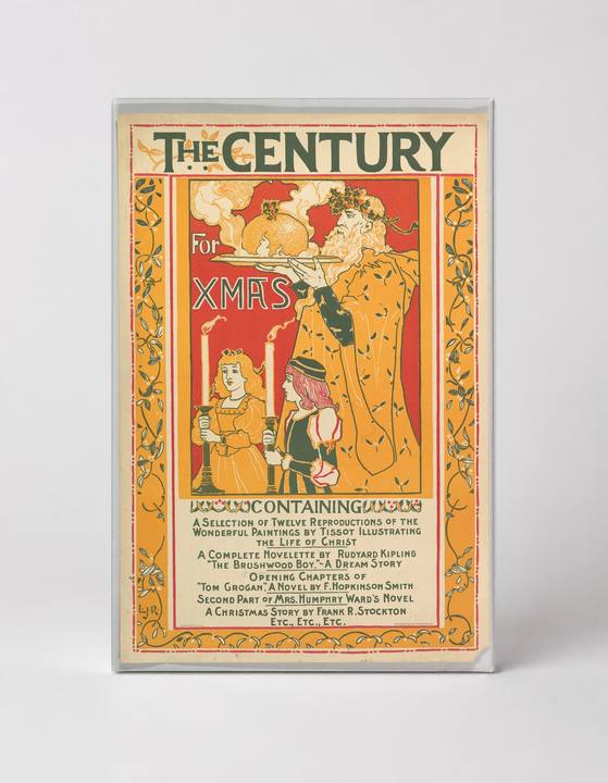 The Century For Xmas 1890s Victorian Christmas Magazine Poster Wall Art