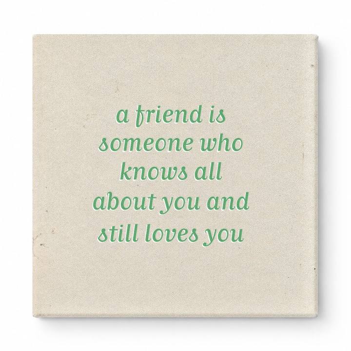 A Friend Is Someone Who Knows All About You and Still Loves You — Geometric Low-Poly
