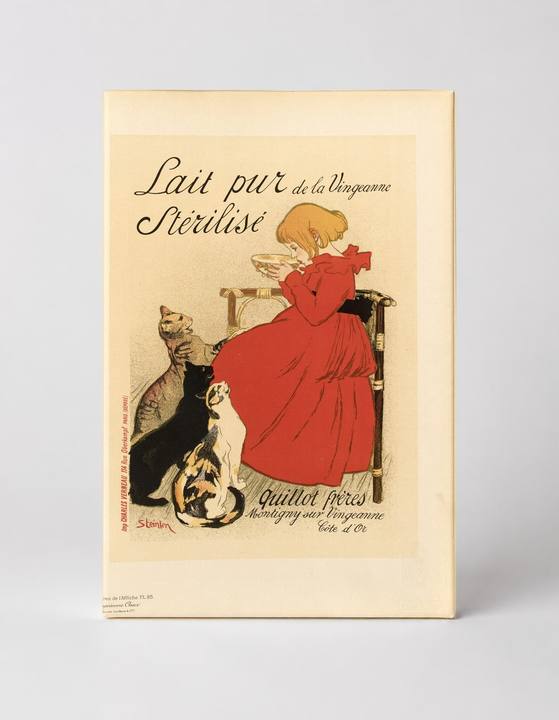 Lait Pur Stérilisé de la Vingeanne 1894 - Belle Époque Vintage Poster Wall Art
