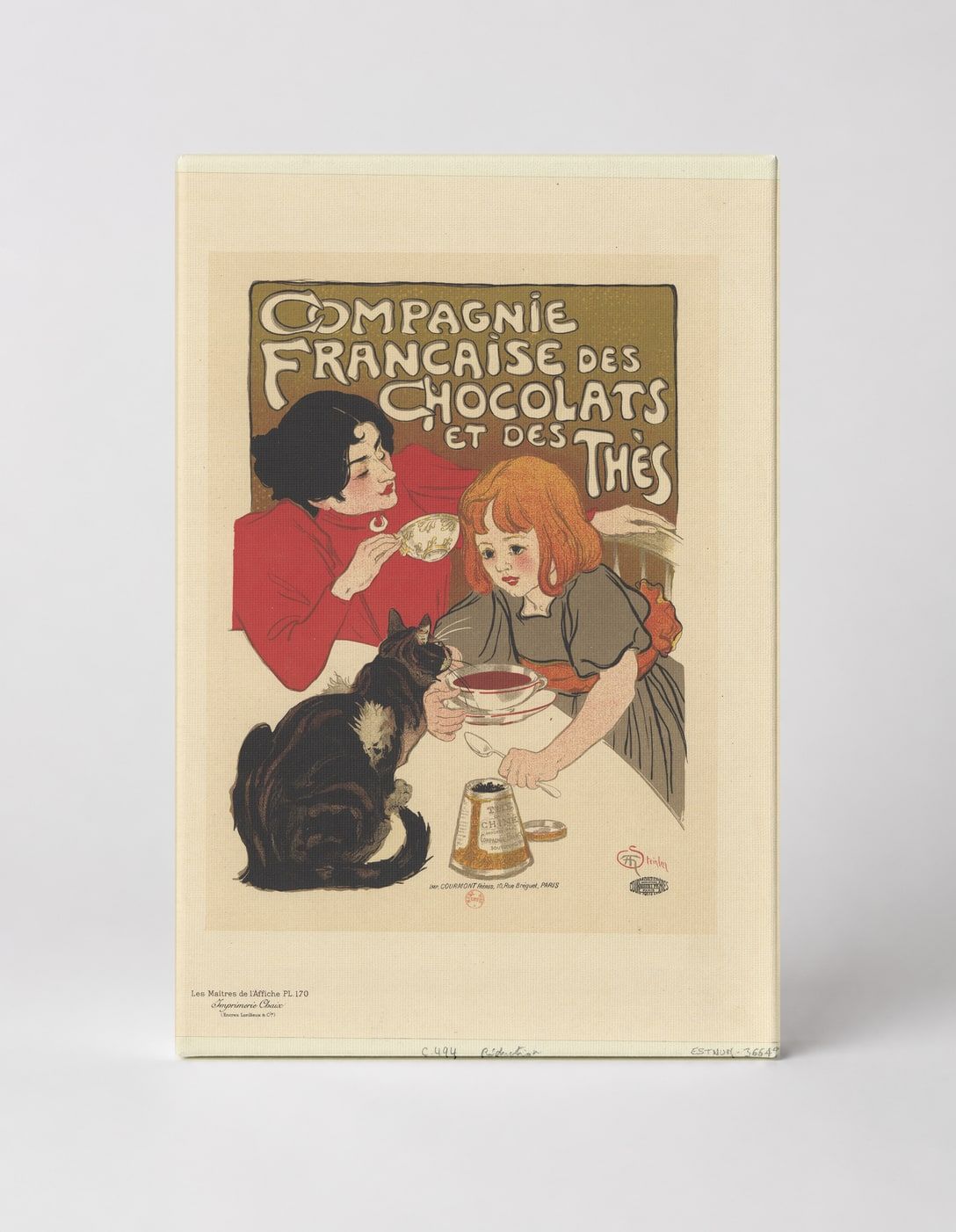 Compagnie Française des Chocolats et des Thés 1896 - Belle Époque Vintage Poster Wall Art