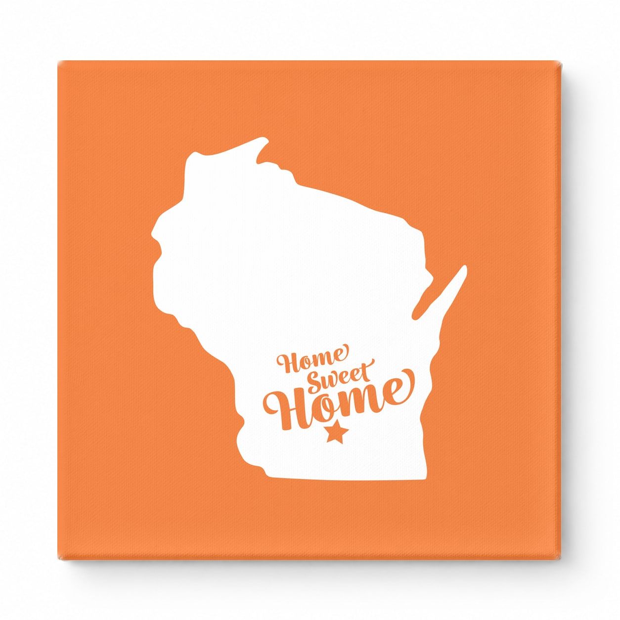 Home Sweet Milwaukee — Wisconsin State Silhouette