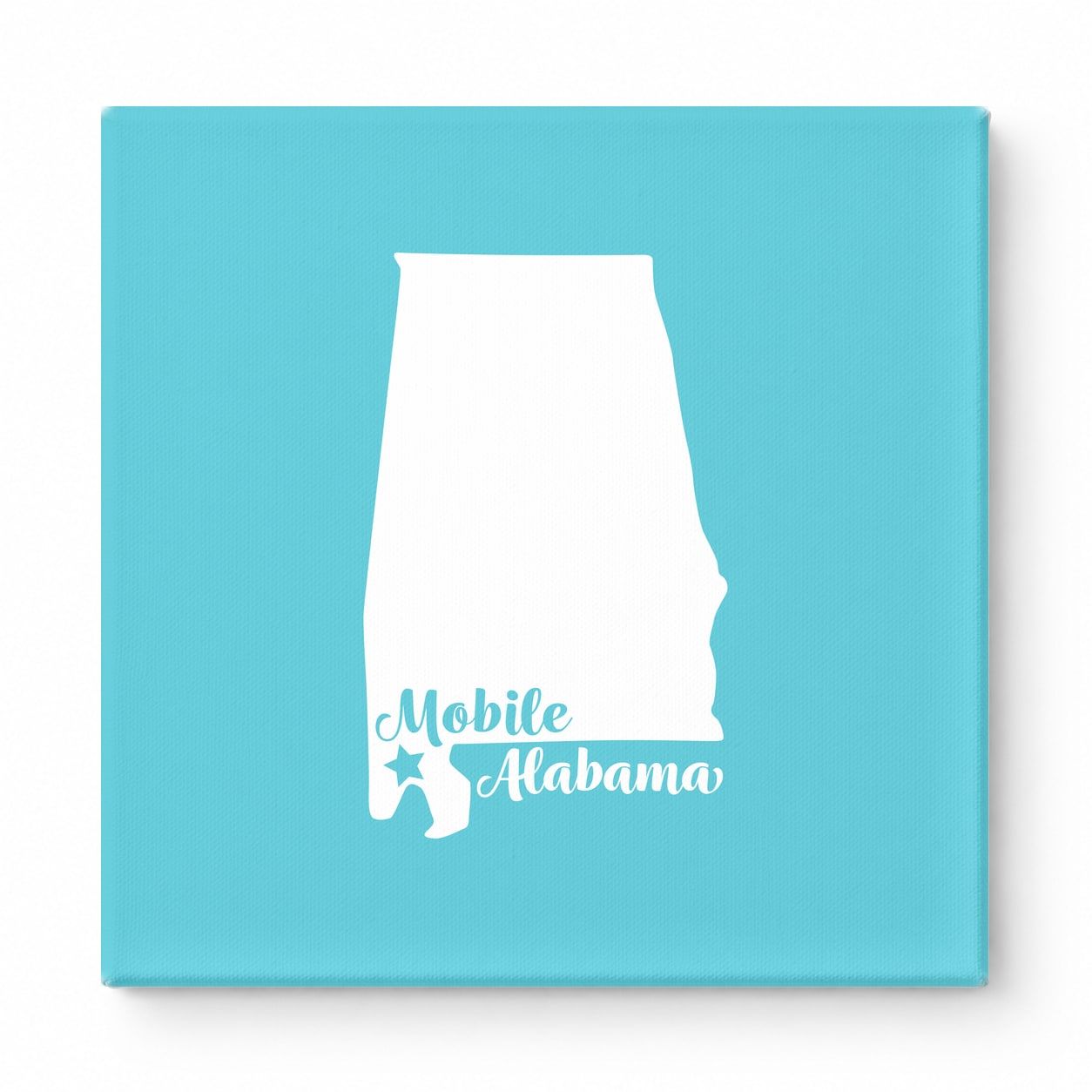 Home Sweet Mobile — Alabama State Silhouette