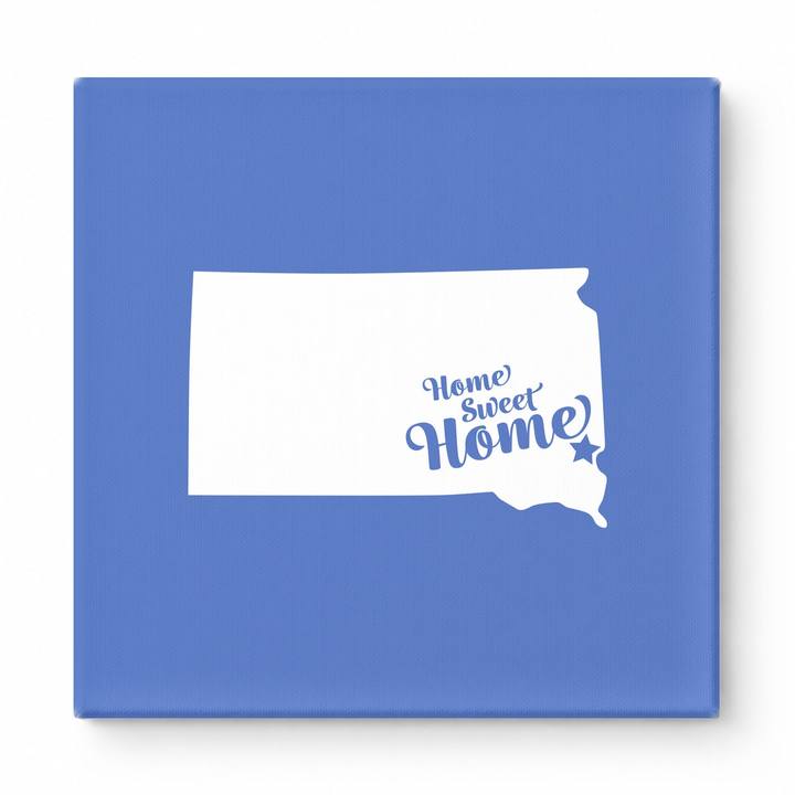 Home Sweet Sioux Falls — South Dakota State Silhouette