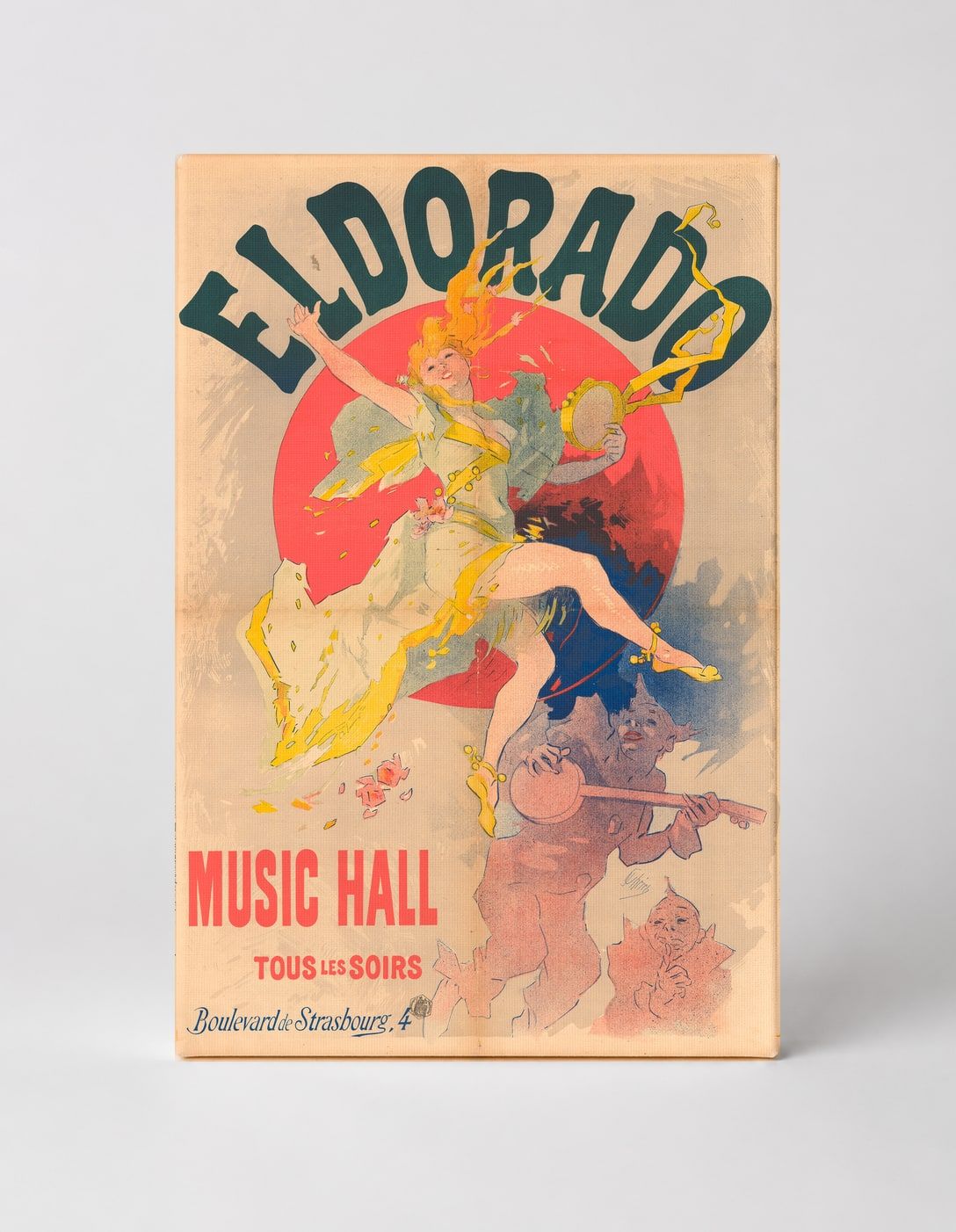 Eldorado Music Hall 1894 – Belle Époque Vintage Poster Canvas Wall Art