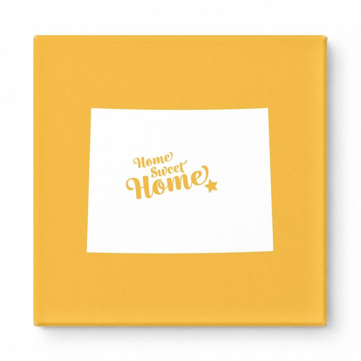 Home Sweet Home Wyoming — Wyoming State Silhouette
