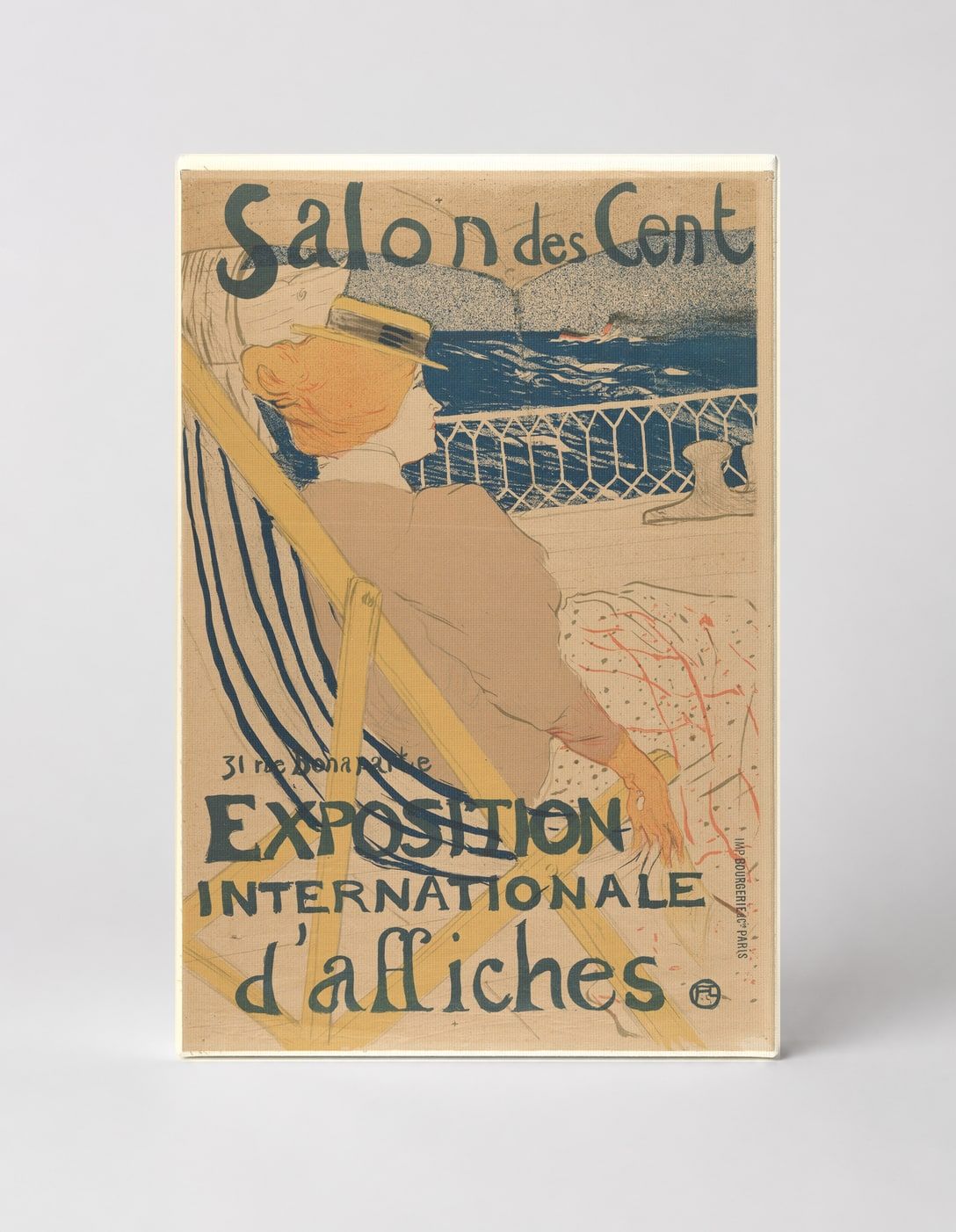 Salon des Cent 1896 - Belle Époque Vintage Exhibition Poster Wall Art