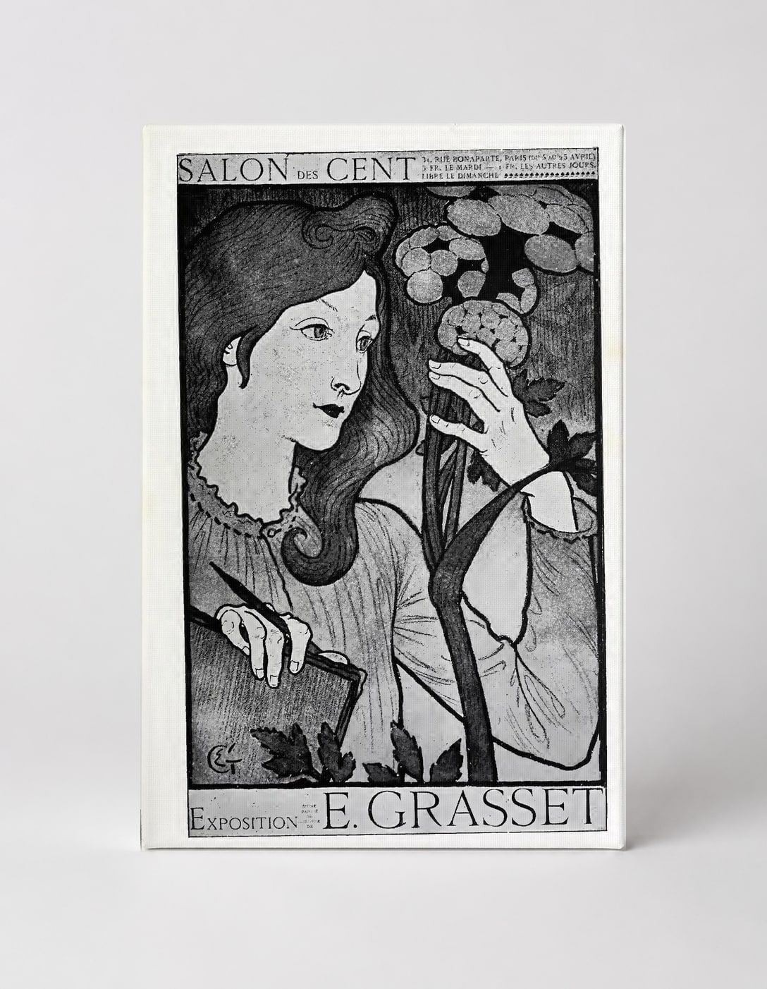 Salon des Cent E. Grasset 1894 - Art Nouveau Vintage Poster Wall Art